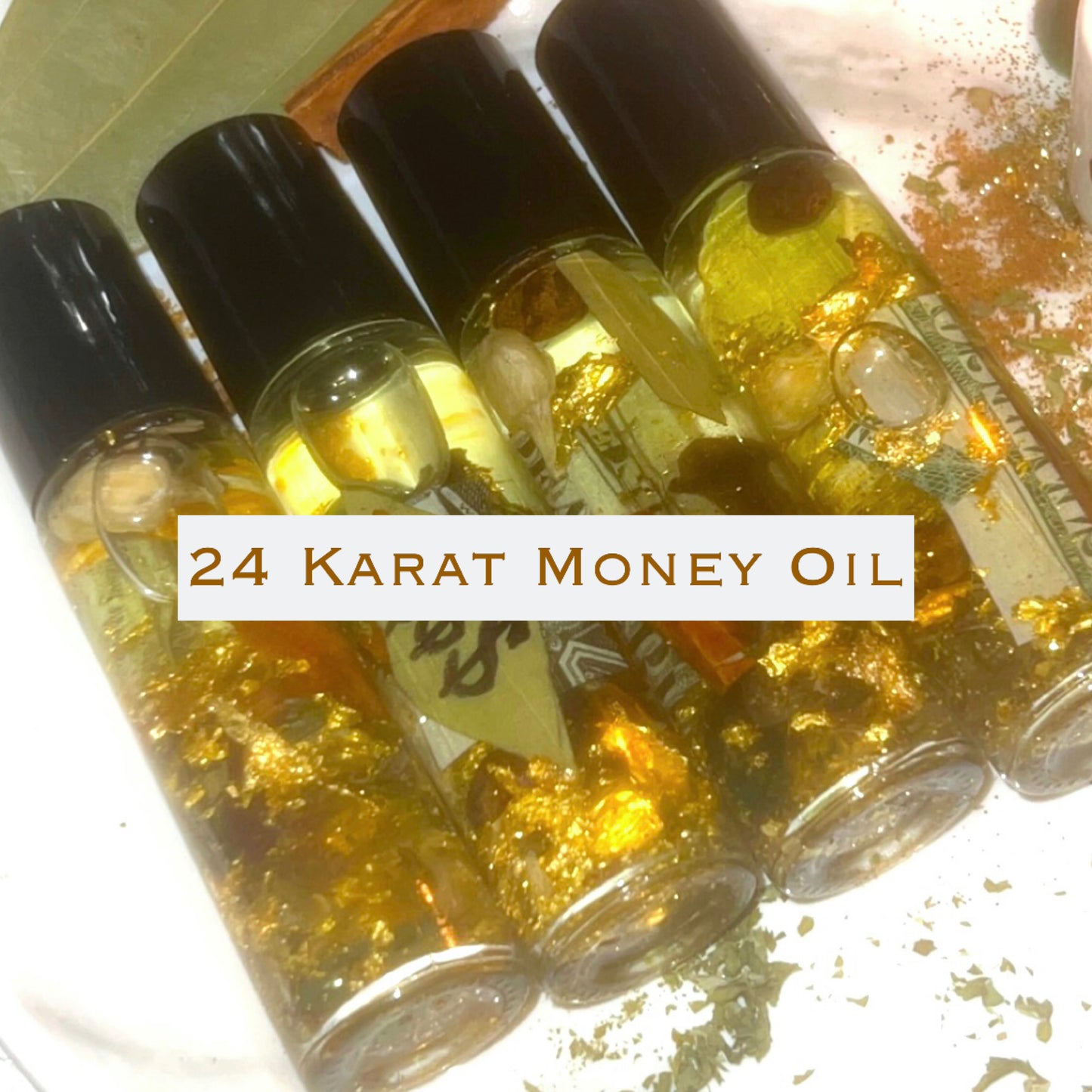 24 Karat Gold Money Oil