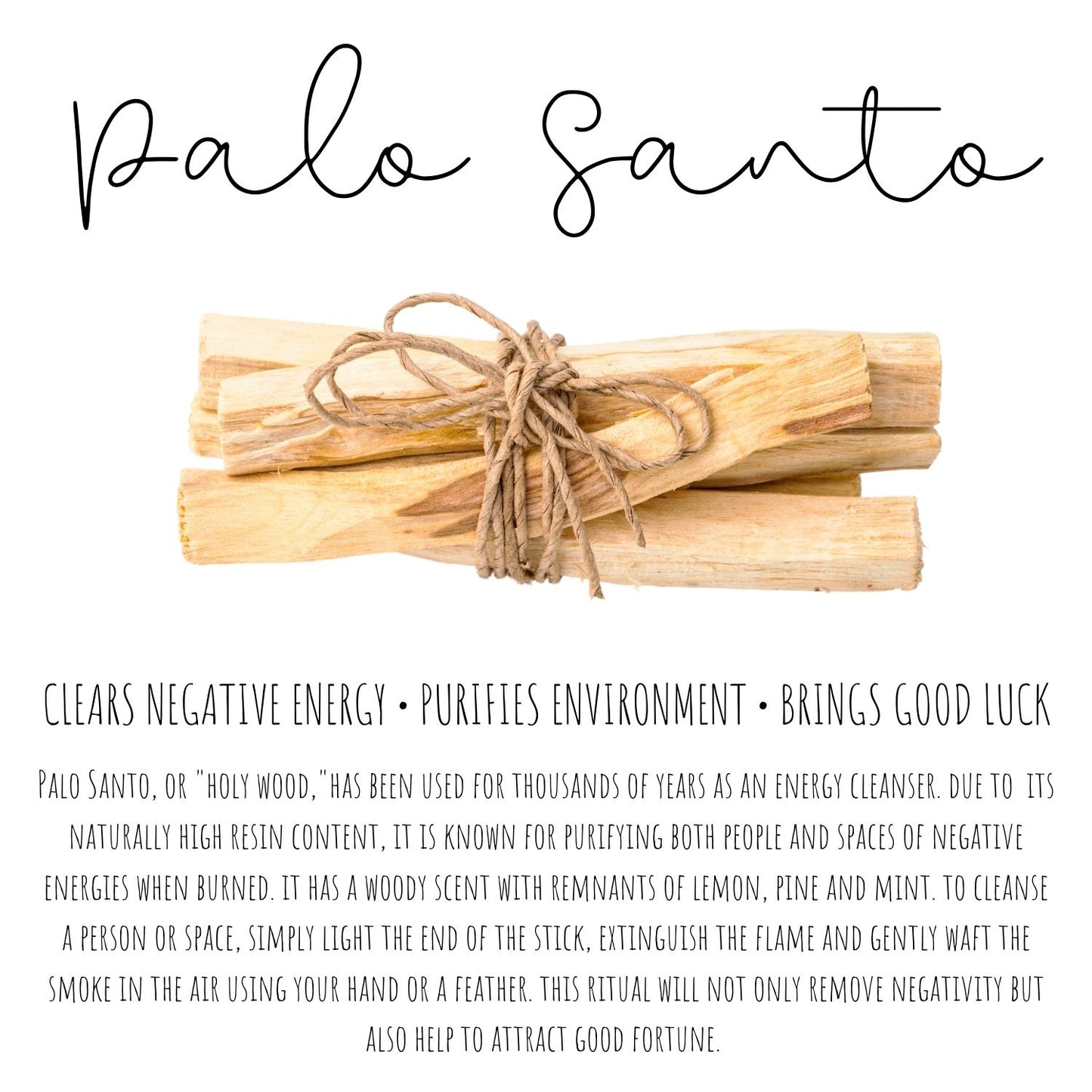 White Sage w/ Palo Santo Bundle