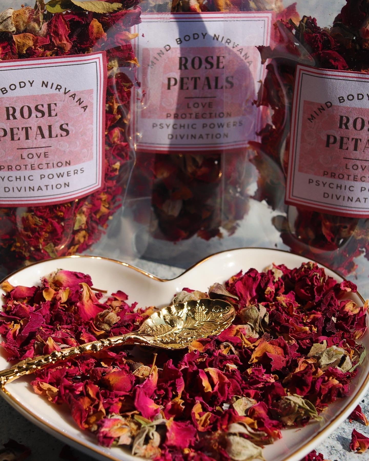 Dried Rose Buds and petals
